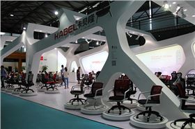 上海辦公家具展——碧江家具小編現(xiàn)場拍攝