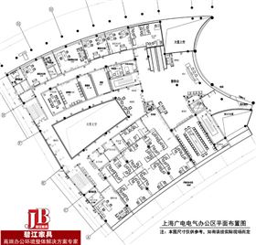 上海廣電電氣總空間設(shè)計(jì)布局圖