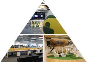 奇虎360現(xiàn)代時(shí)尚高端辦公家具環(huán)境