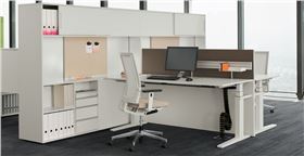 辦公桌屏風(fēng)式隔斷