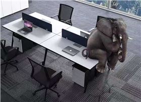 屏風(fēng)四人辦公桌 屏風(fēng)四人辦公桌