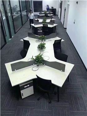 屏風六人辦公桌