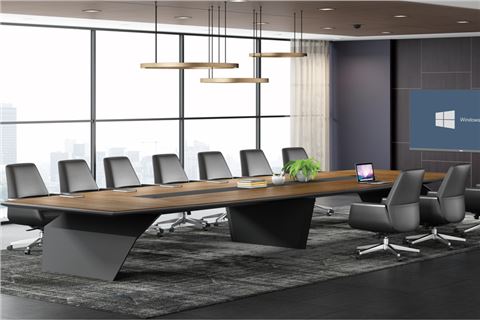 時尚總裁木質(zhì)油漆大班臺