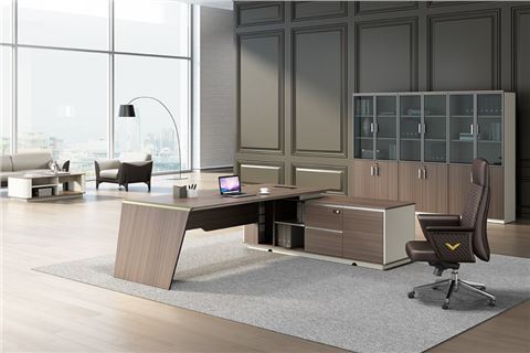 時(shí)尚現(xiàn)代老板辦公桌,老板辦公桌定制廠家