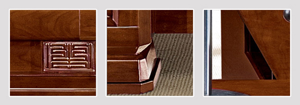 實(shí)木油漆大班臺(tái)細(xì)節(jié)圖