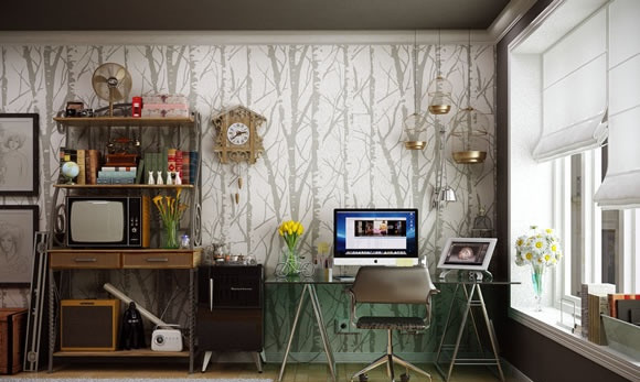 碧江上海辦公家具——國(guó)外創(chuàng)意家庭辦公室