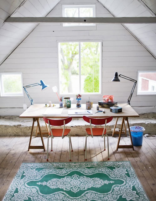 碧江上海辦公家具——國(guó)外創(chuàng)意家庭辦公室