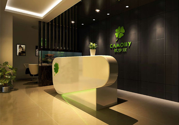 碧江上海辦公家具前臺接待區(qū)設(shè)計——凱夢麗