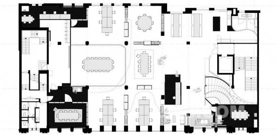 上海辦公家具廠——超級英雄數碼公司辦公家具配置圖