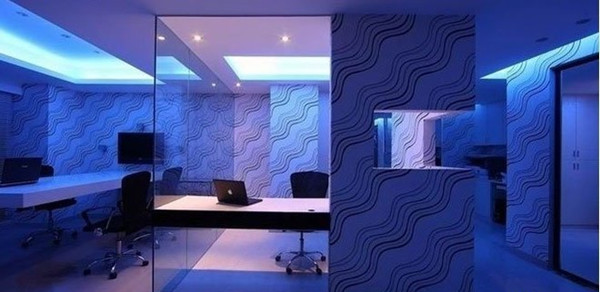 上海辦公家具廠教您如何選擇藍色辦公家具