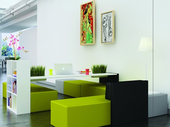 上海辦公家具定制:清新自然風(fēng)格