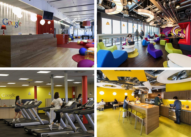 Google現(xiàn)代時尚高端辦公家具環(huán)境
