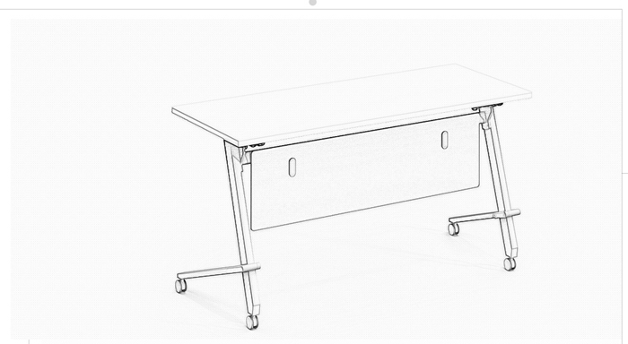 板式可折疊時尚會議桌 板式可折疊時尚會議桌