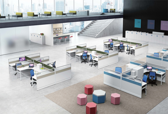 屏風(fēng)隔斷辦公桌GA系列