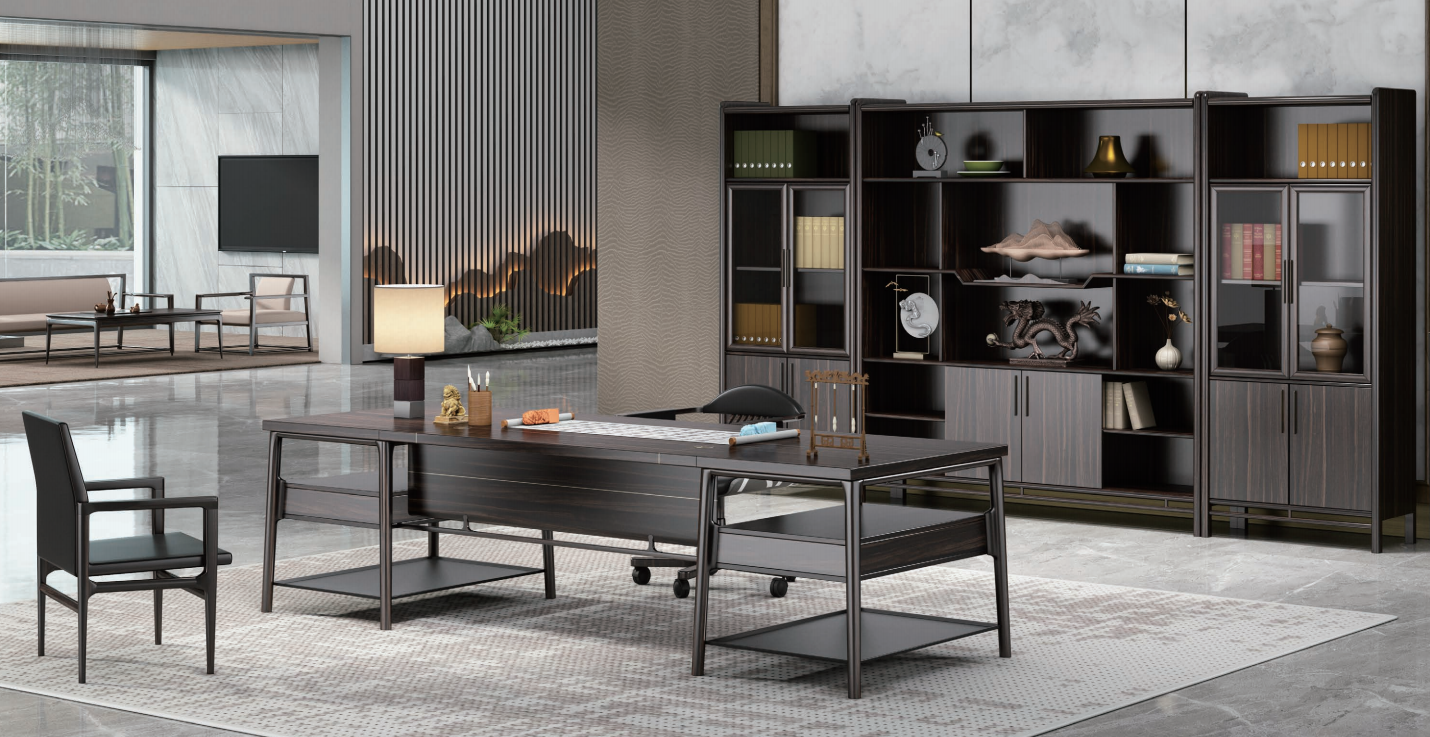 實(shí)木簡約辦公桌