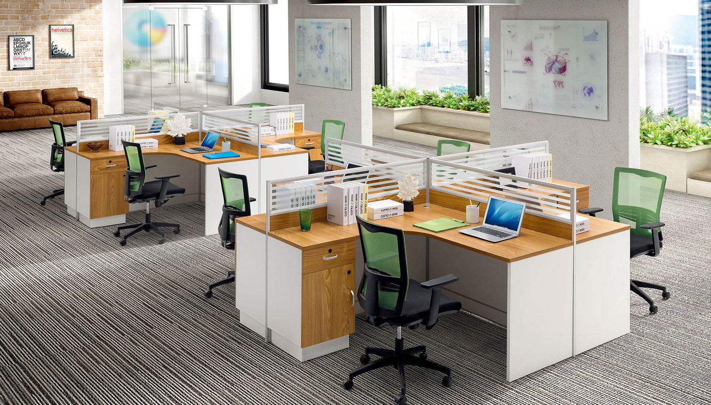 公司四人辦公桌