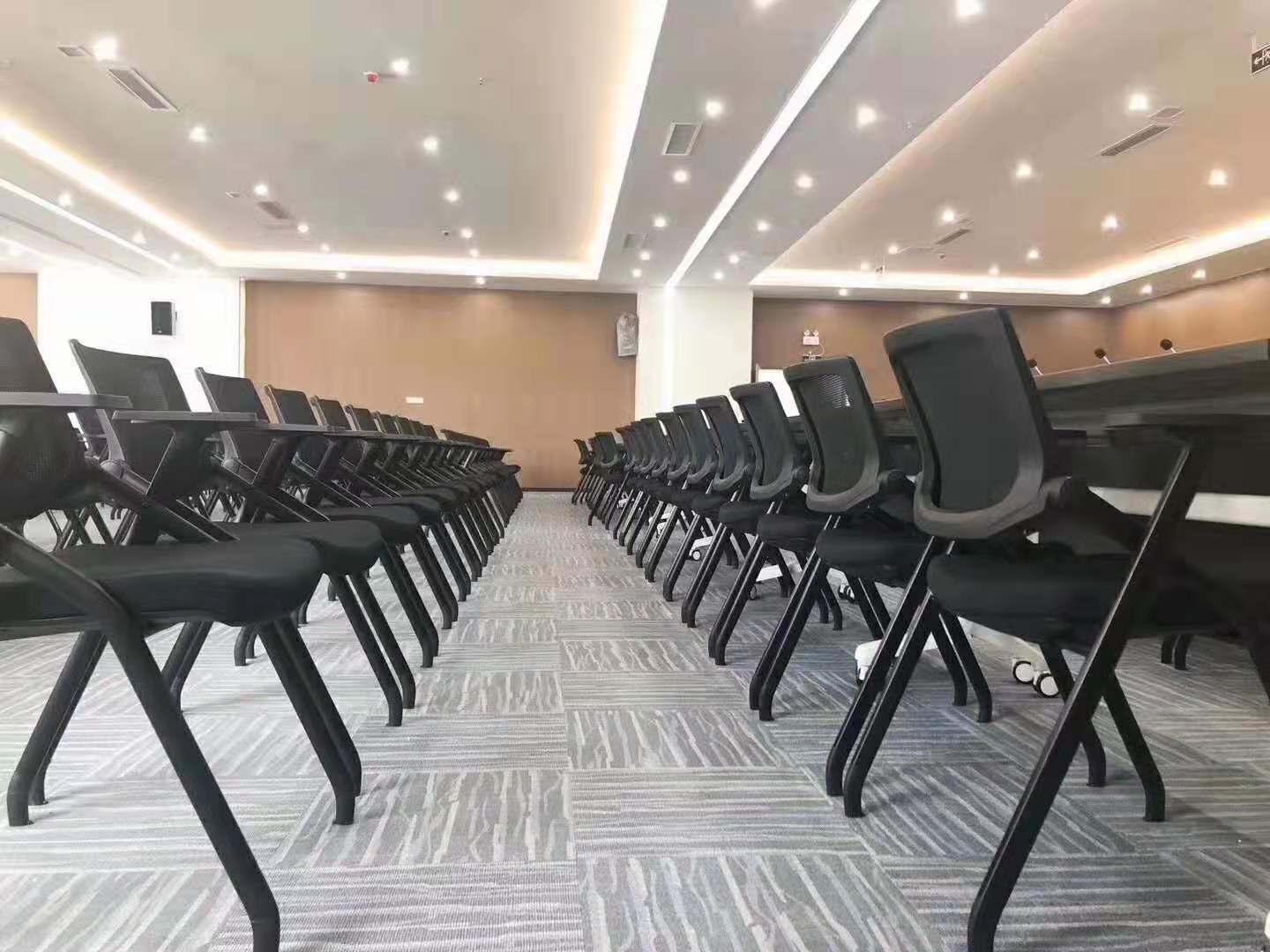 會議室辦公椅帶寫字板