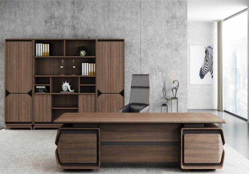 實木大班臺辦公桌