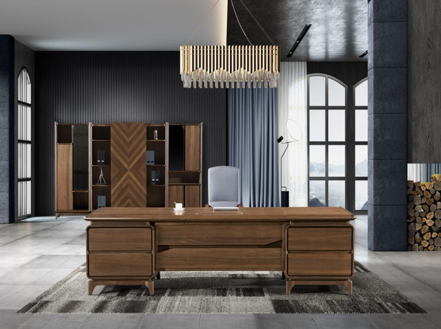 實木家具辦公桌