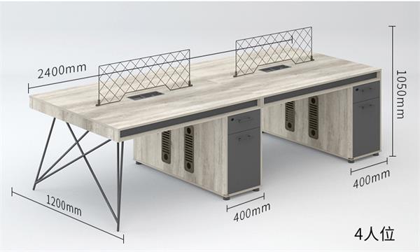 工業(yè)風(fēng)辦工桌員工電腦桌幾何系列