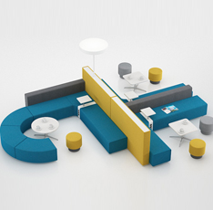 時尚辦公沙發(fā)組合 百變組合沙發(fā) SU-3/SU-4