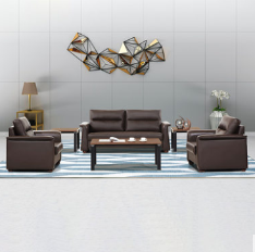 辦公沙發(fā)簡(jiǎn)約現(xiàn)代實(shí)木腳三人位單人位商務(wù)接待沙發(fā)