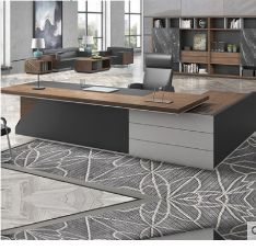 總裁桌老板桌簡約現(xiàn)代辦公家具新款經(jīng)理桌大班臺主管桌